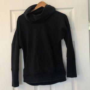 Lululemon Black Cowl Neck Pullover